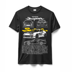 Remeras en algodón Autos Toyota Supra