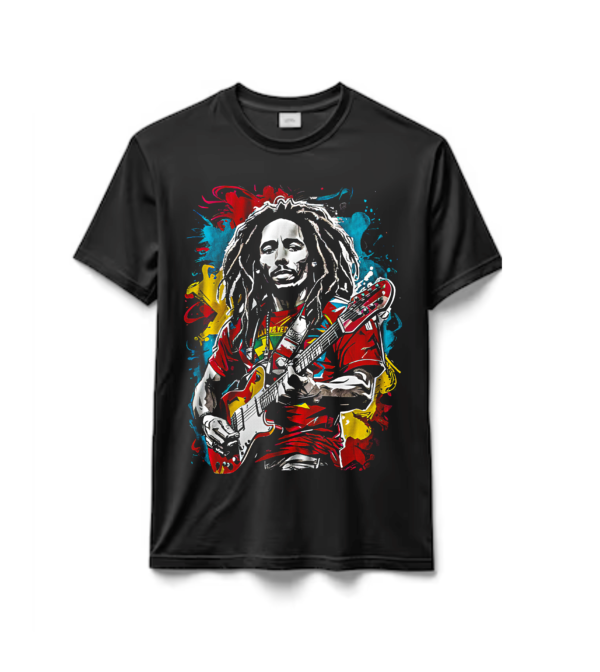 Remeras en Algodón Bob Marley