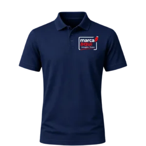 Chombas personalizadas de Algodón Pique/Logo Aquí para su Empresa Pack por 6 Unidades
