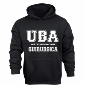 Buzo Canguro en Algodón Frisado Universidades Inst Quirurgica