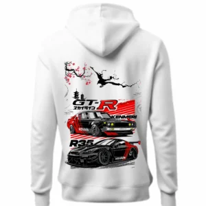 Buzo Canguro en Algodón Frisado Autos Gt-R