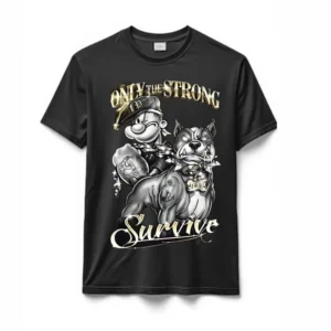 Remeras en algodón Popeye el Marino