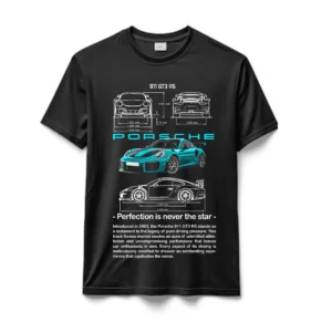 Remeras 100%  Algodón Autos  Porsche