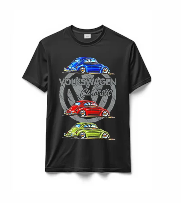 Remeras 100%  Algodón Autos Volkswagen