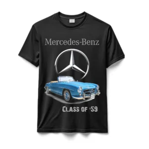 Remeras 100%  Algodón Autos Mercedes Benz