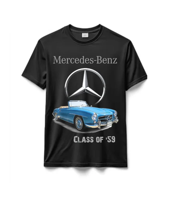 Remeras 100% Algodón Autos Mercedes Benz