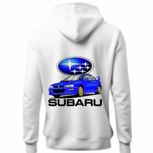Buzo Canguro en Algodón Frisado Autos Subaru