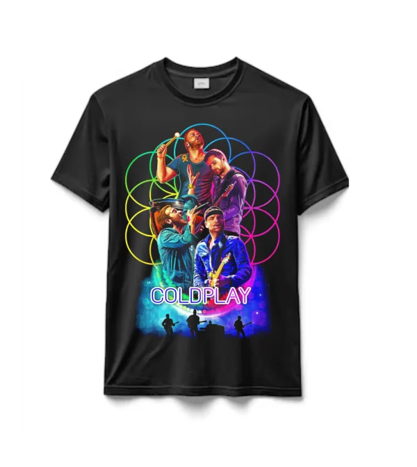 Remeras 100% Algodón Banda Colplay