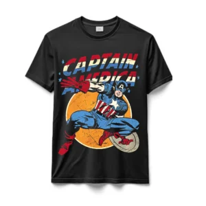 Remeras 100% Algodón Superhéroes Capitan America