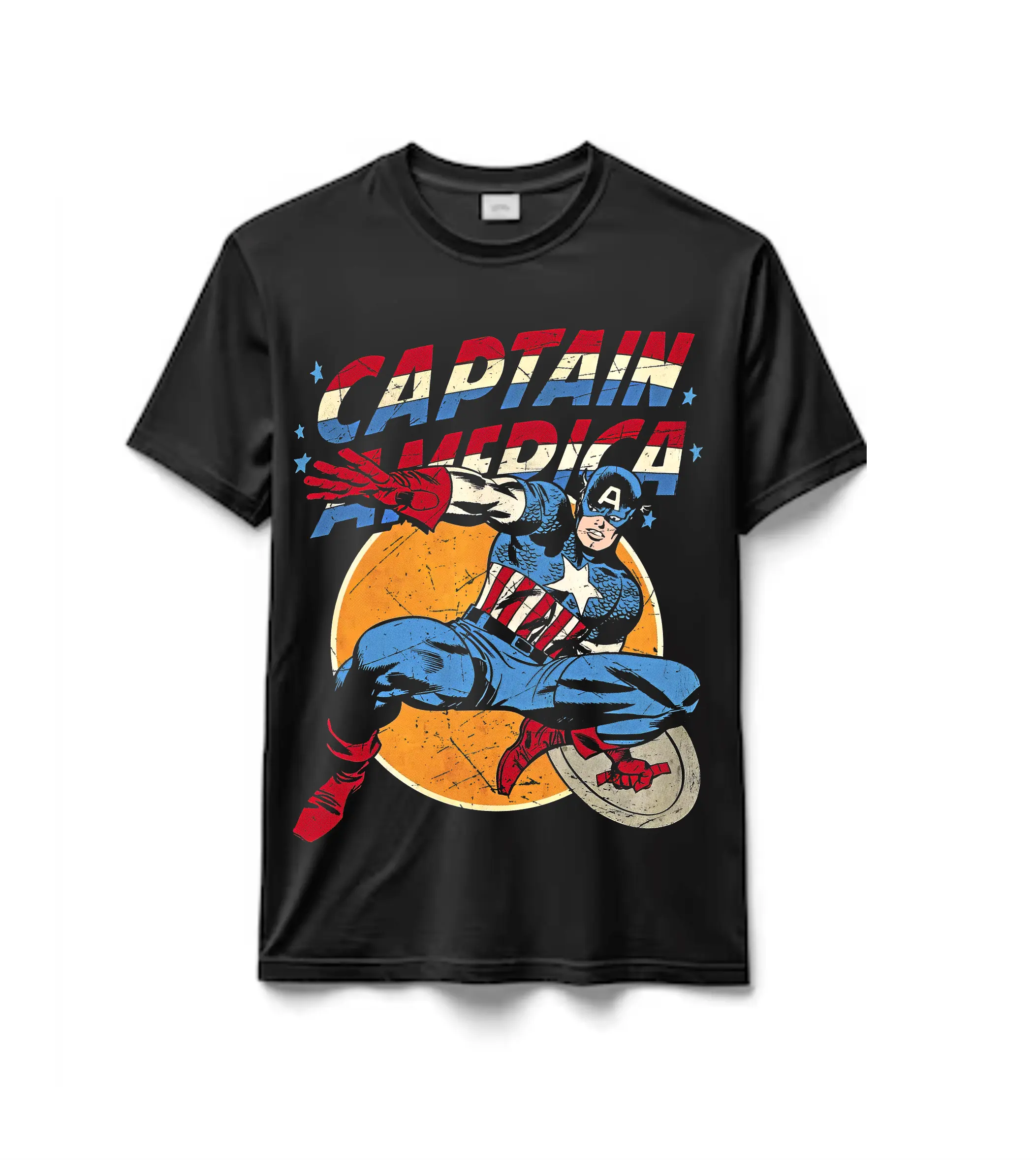 Remeras 100% Algodón Superhéroes Capitan America