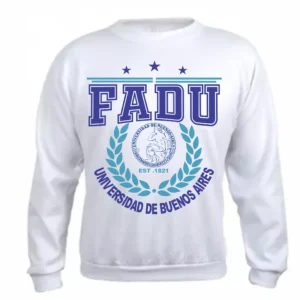 Buzo Canguro en Algodón Frisado Universidades Fadu