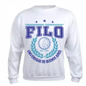 Buzo Canguro en Algodón Frisado Universidades Filo