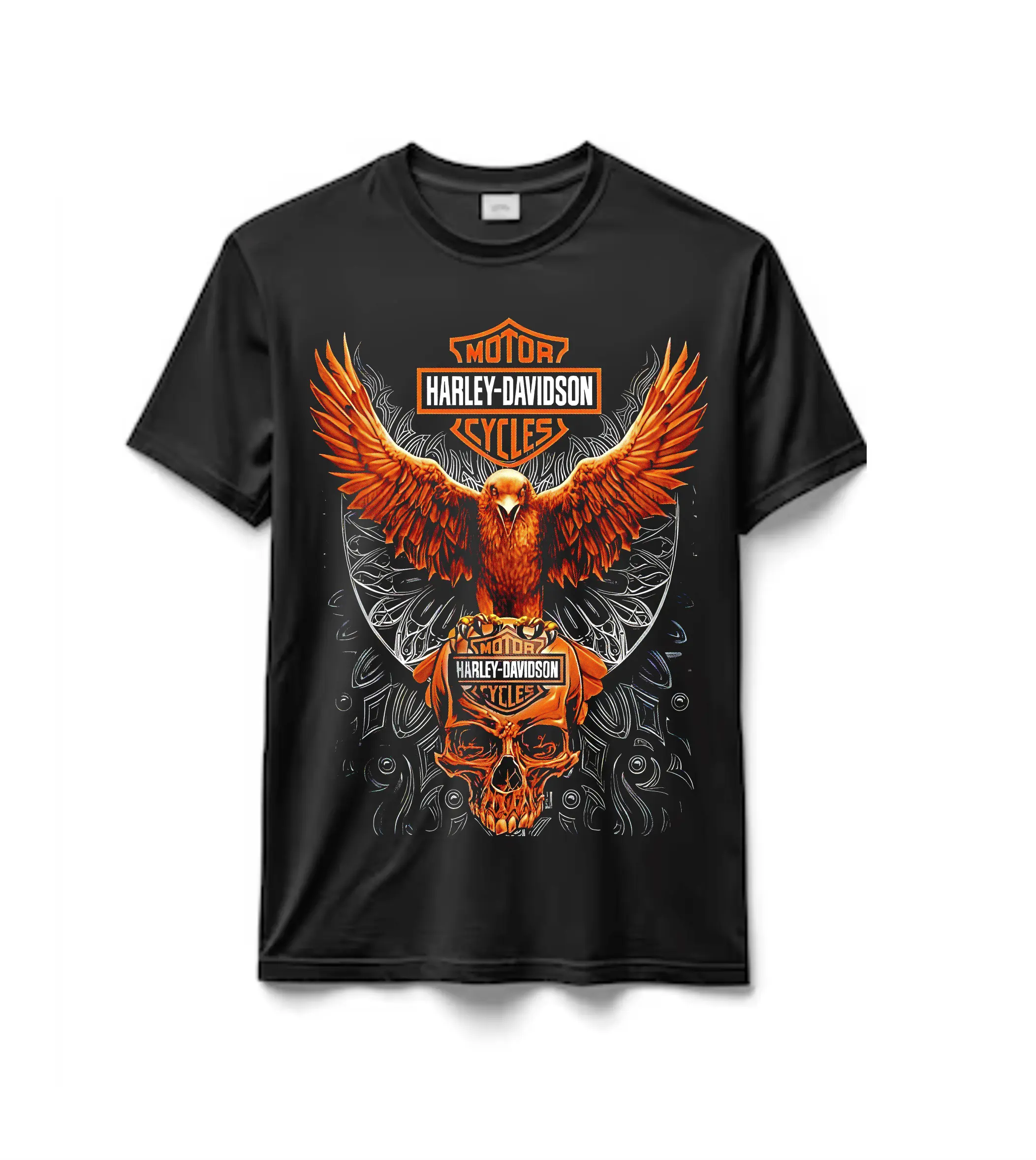 Remeras 100% Algodón Harley Davison Motos