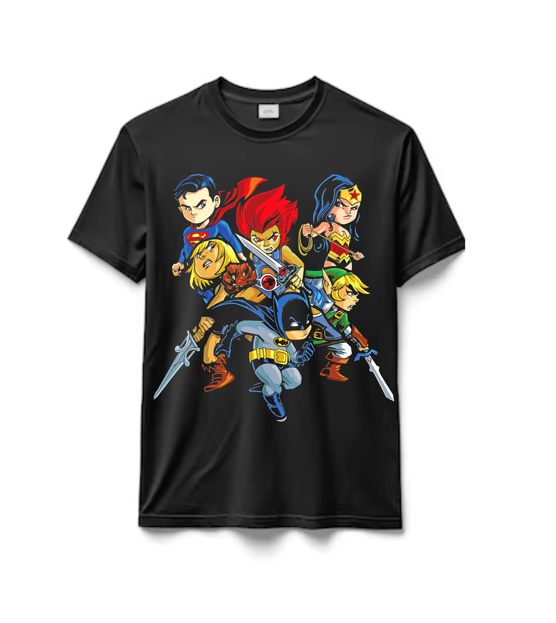Remeras 100% Algodón Tematica Superhéroes