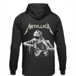 Buzos Canguros en Algodón Bandas de Rock  Metalica