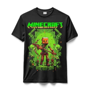 Remeras 100% Algodón Minecraft