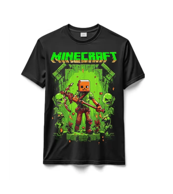 Remeras 100% Algodón Minecraft