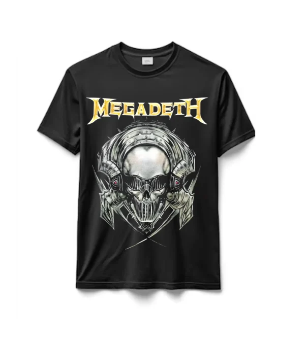 Remeras 100% Algodón Tematica Megadeth