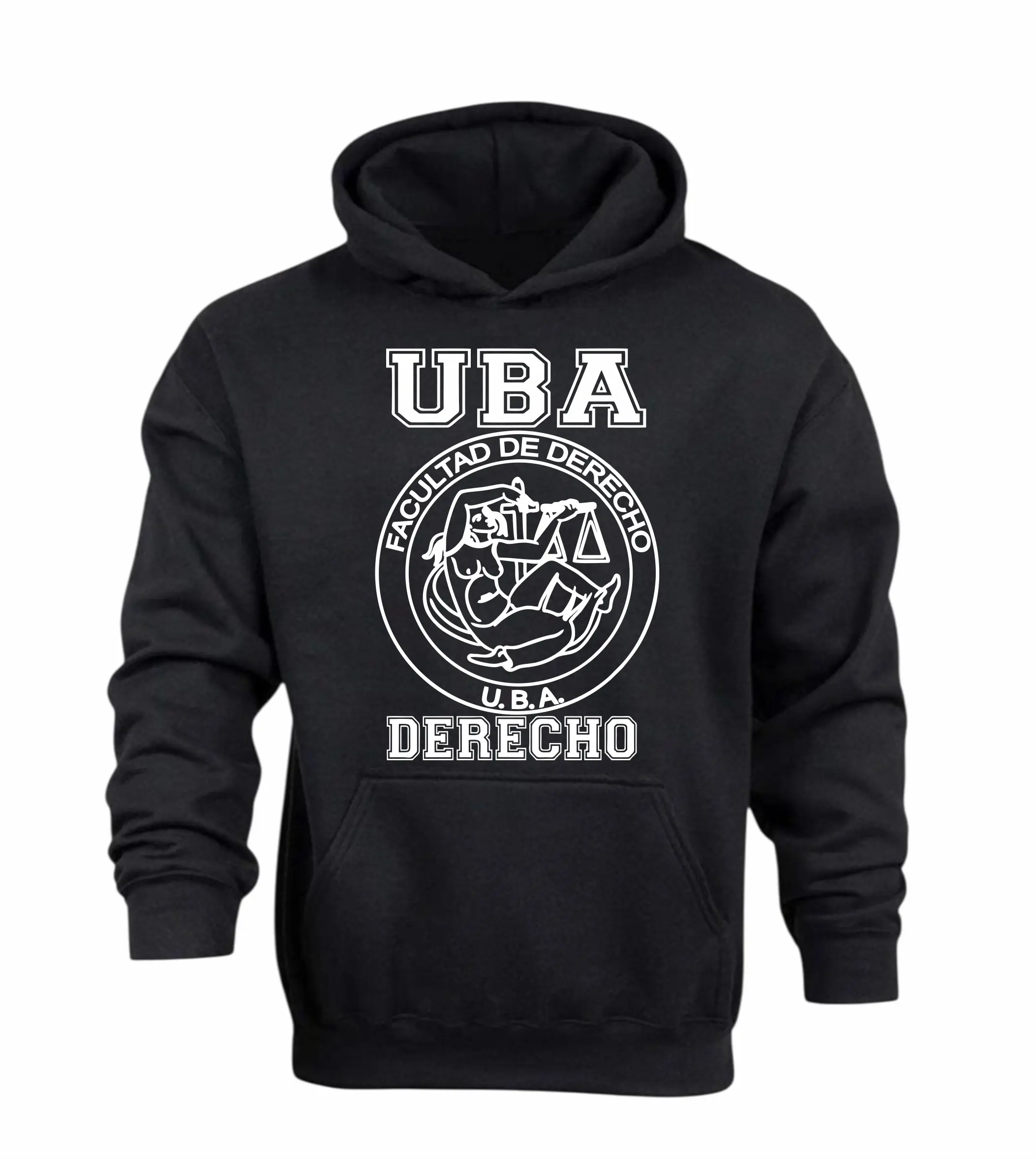 Buzo Canguro en Algodón Frisado Universidades Uba Derecho 2.2 - Image 3