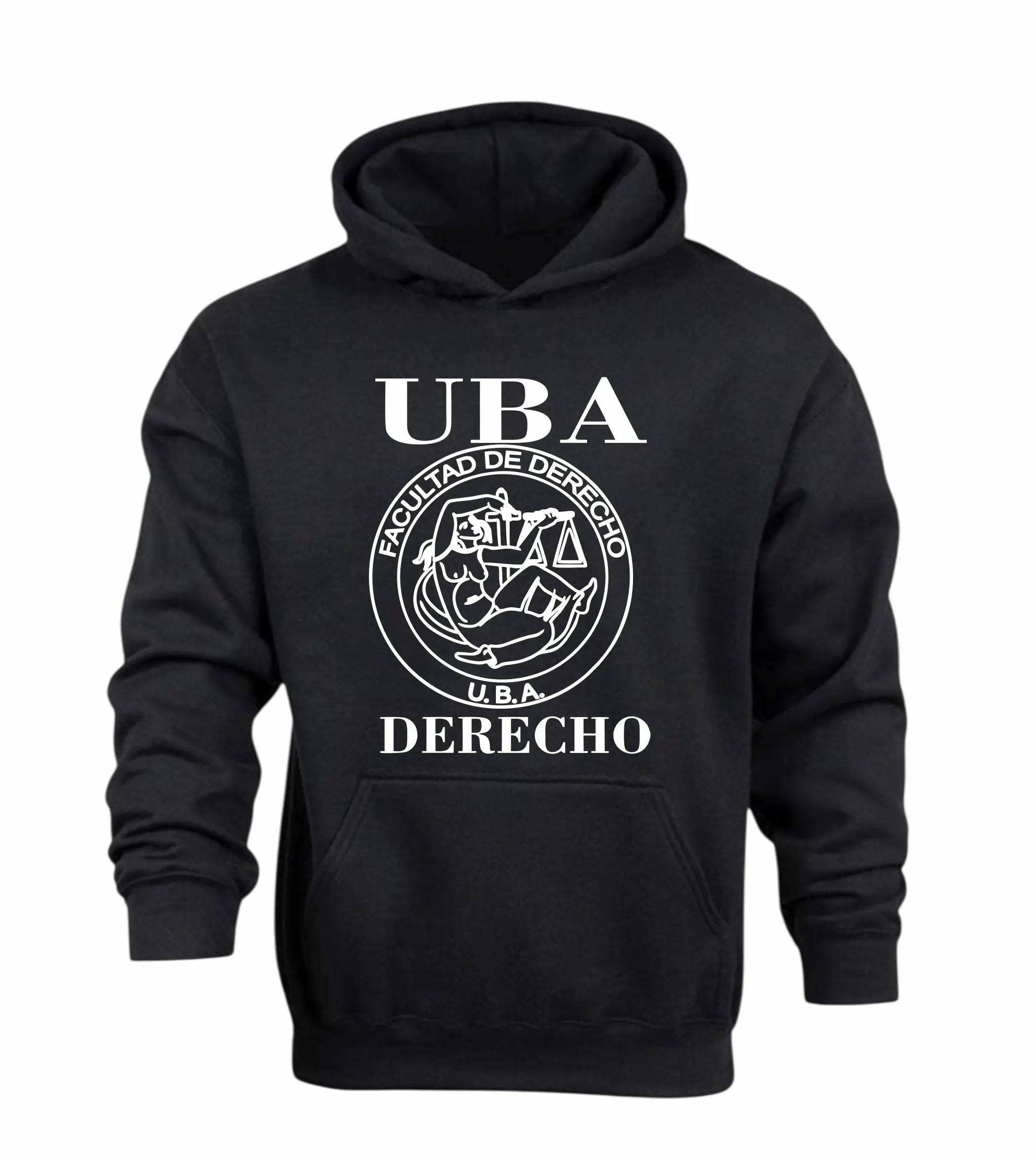 Buzo Canguro en Algodón Frisado Universidades Uba Derecho 2.2
