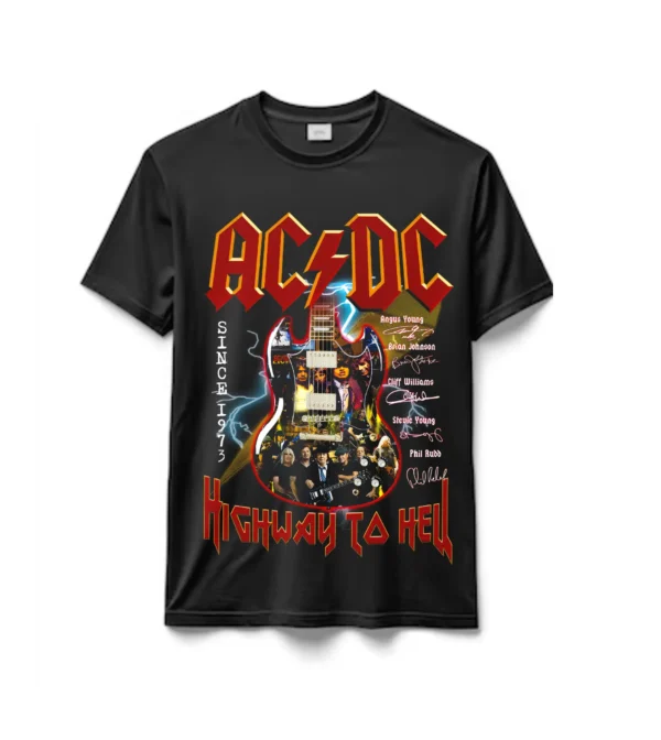 Remeras 100% Algodón Bandas de Rock AD DC