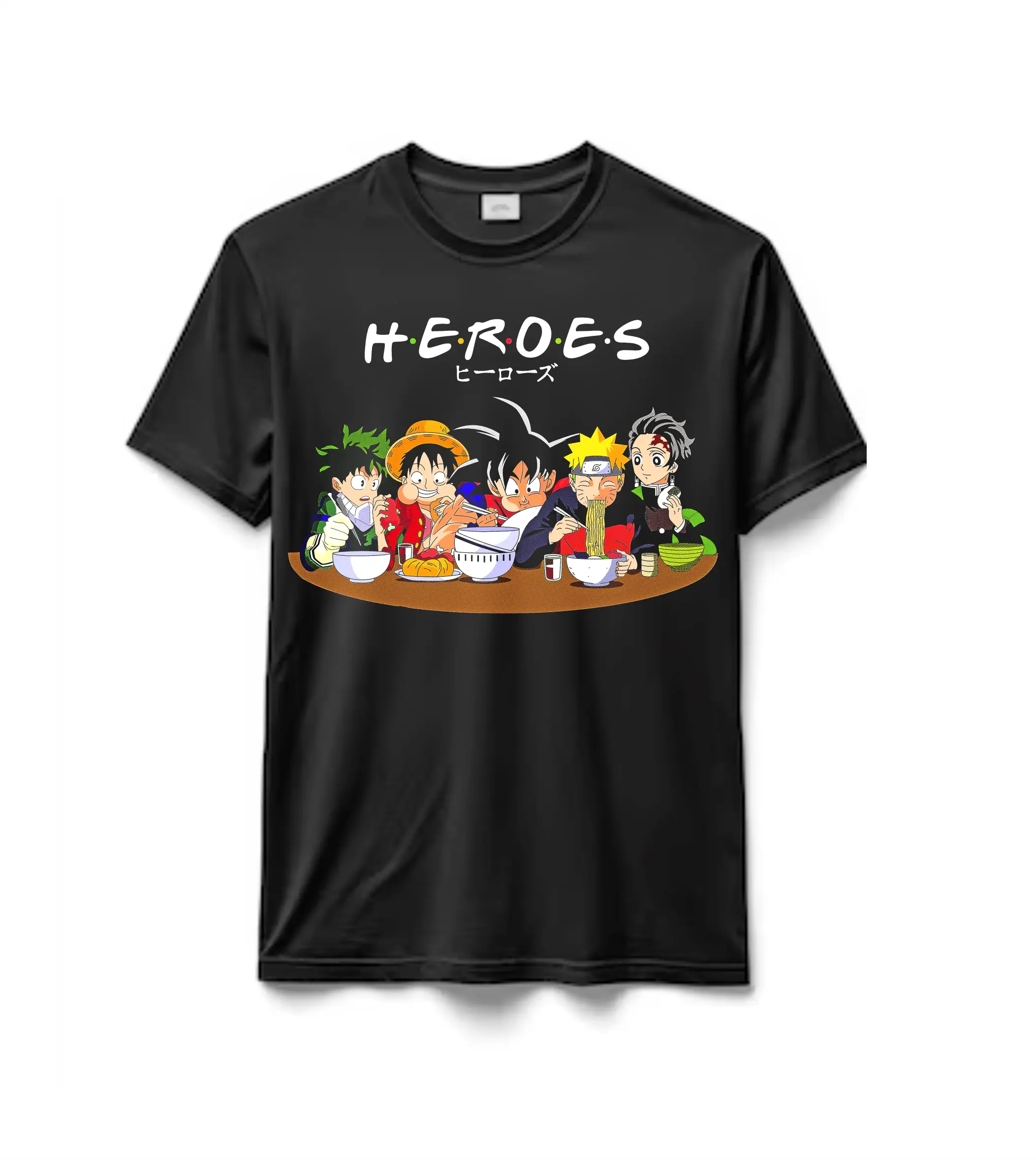 Remeras 100% Algodón Heroes