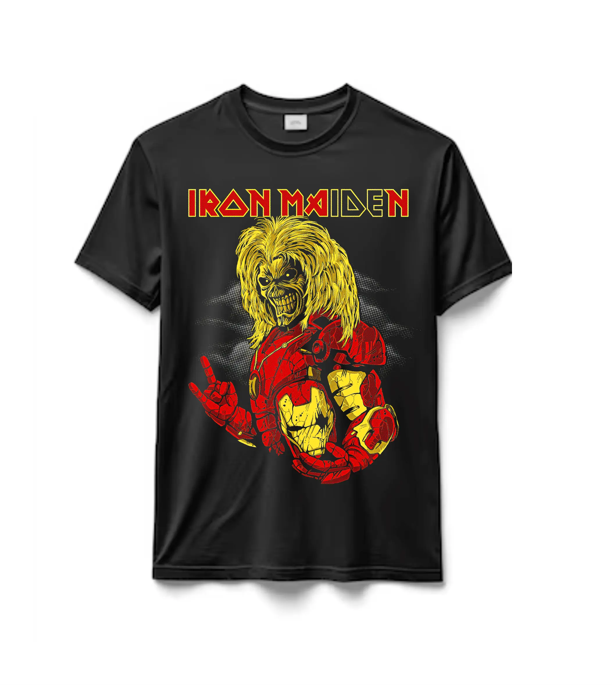 Remeras 100% Algodón Bandas Iran Maiden