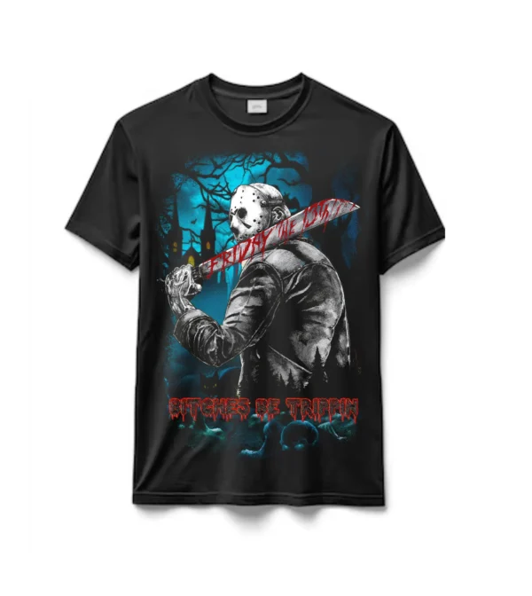 Remeras en Algodón Jason Peliculas de Terror