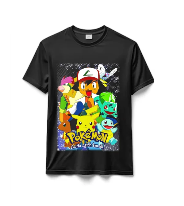 Remeras 100% Algodón Pokemon