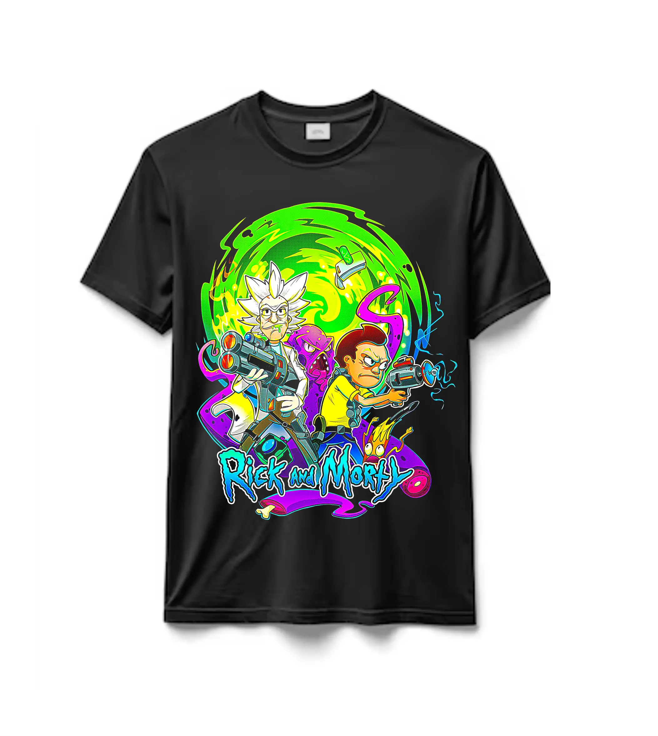 Remeras 100% Algodón Rick Adn Morty