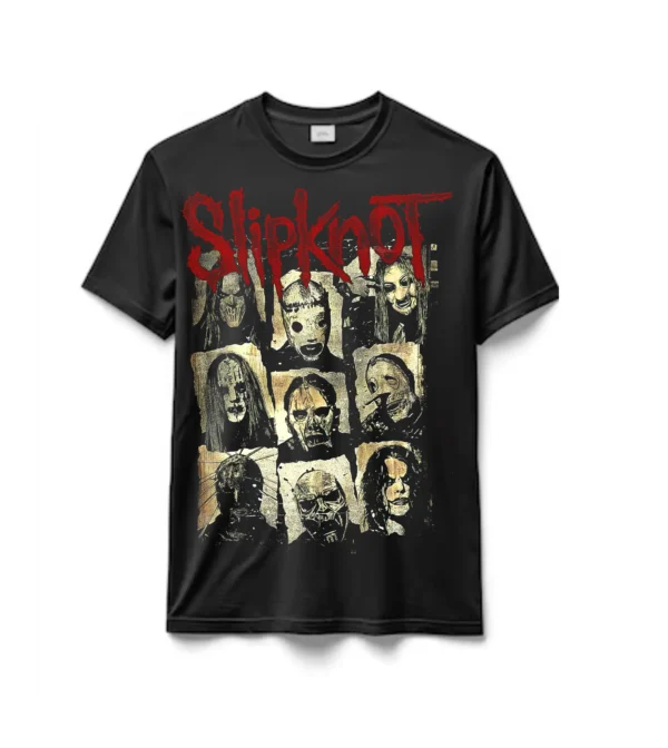 Remeras 100% Algodón Bandas  Slipknot
