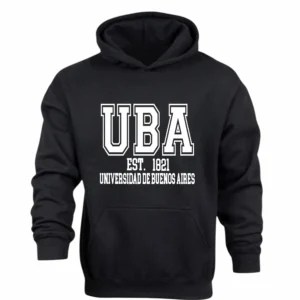 Buzo Canguro en Algodón Frisado Universidades Uba