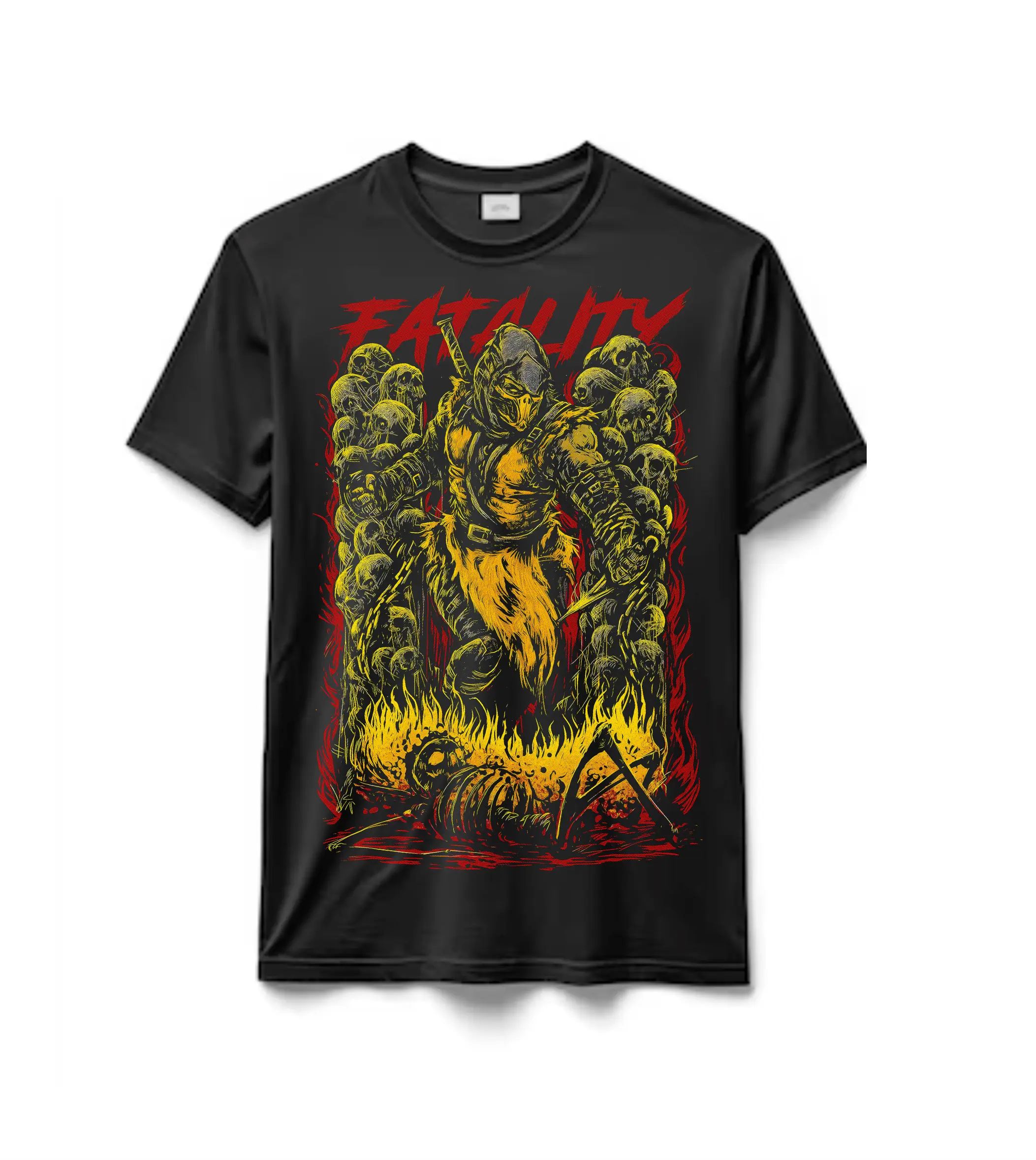 Remeras 100% Algodón Mortal Kombat Fatality