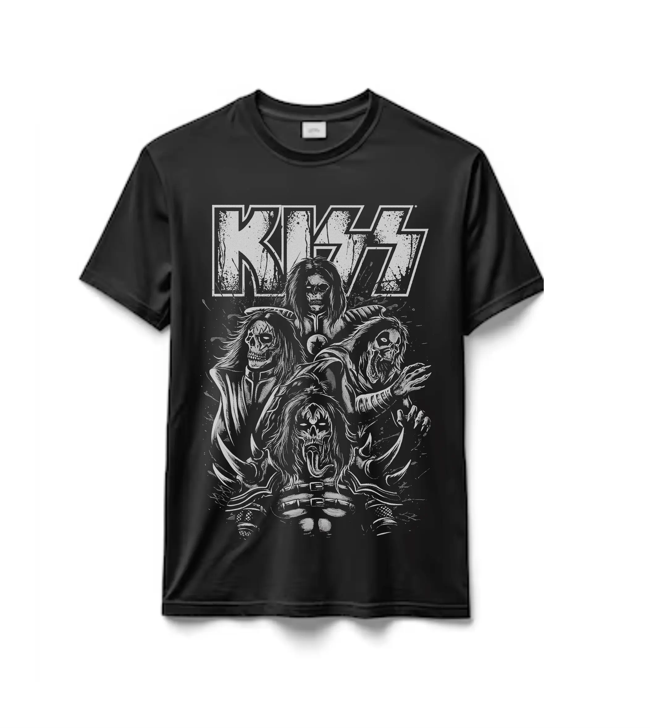 Remeras 100% Algodón Banda de Rock Kiss