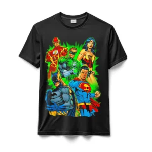 Remeras 100% Algodón La liga de la Justicia Superhéroes