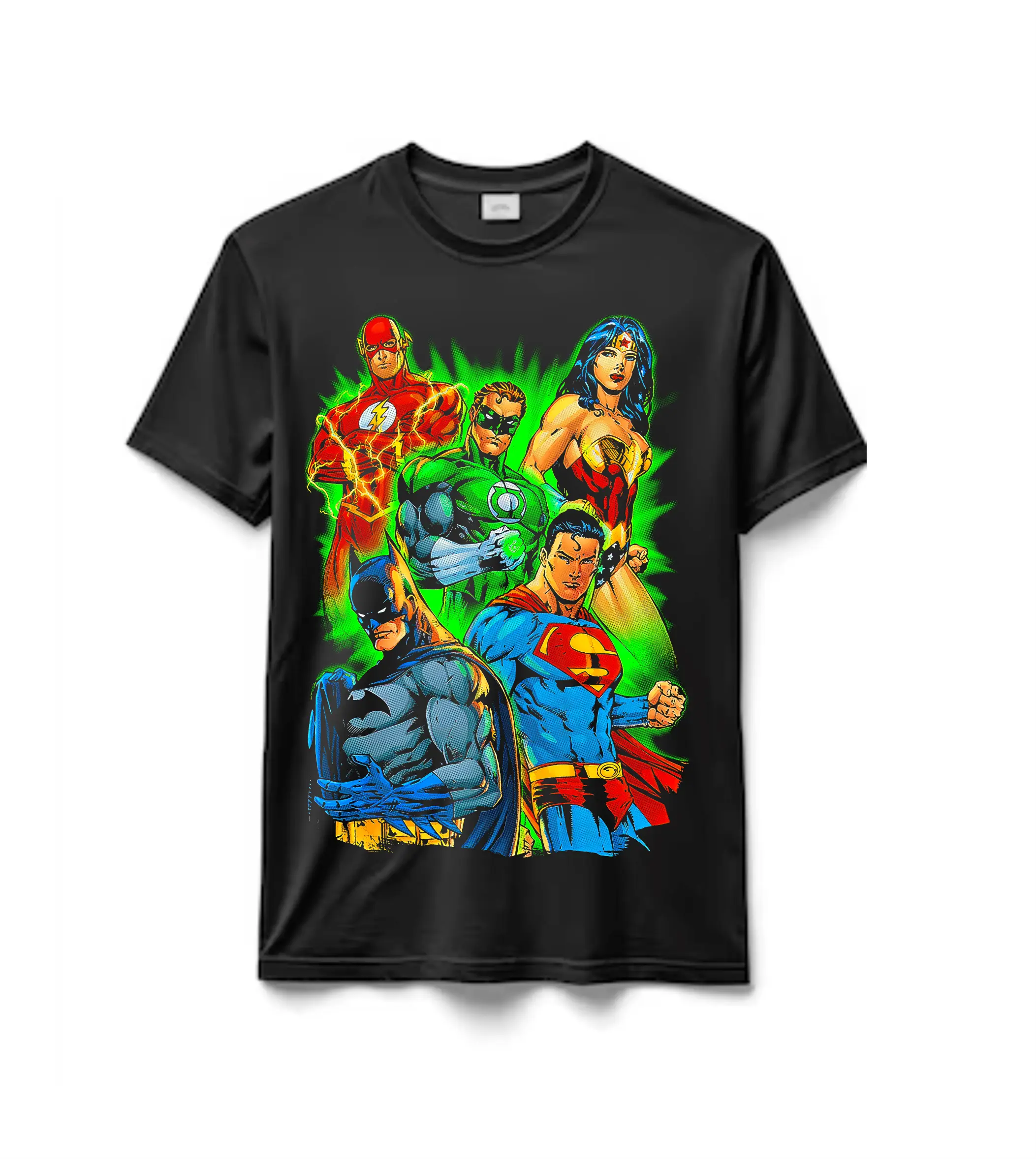 Remeras 100% Algodón La liga de la Justicia Superhéroes