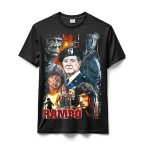 Remeras 100% Algodón Rambo