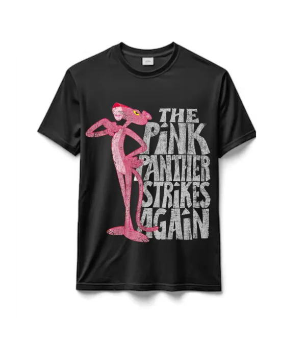 Remeras 100% Algodón La Pantera Rosa
